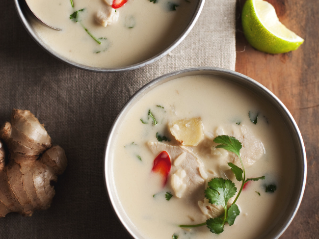 Thai chicken style soup