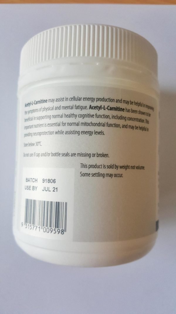 Acetyl-L-Carnitine Powder - 100g - Image 3