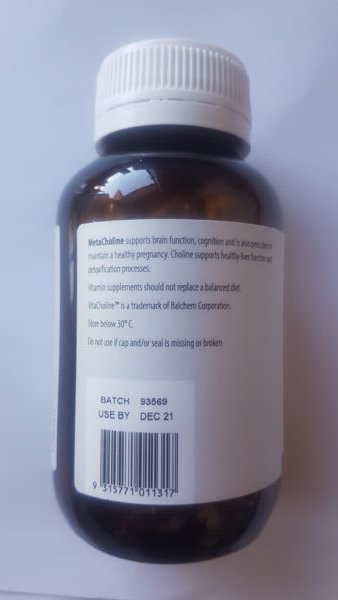 Meta Choline - 90 capsules - Image 3